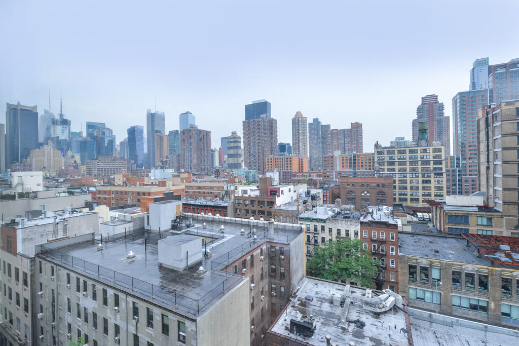 Holiday Inn Express Manhattan Midtown West view from roof