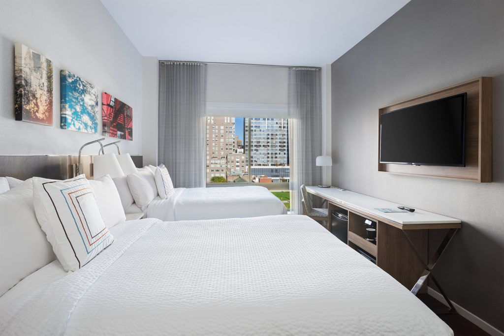 Fairfield Inn & Suites New York Manhattan/Central Park double beds guest room